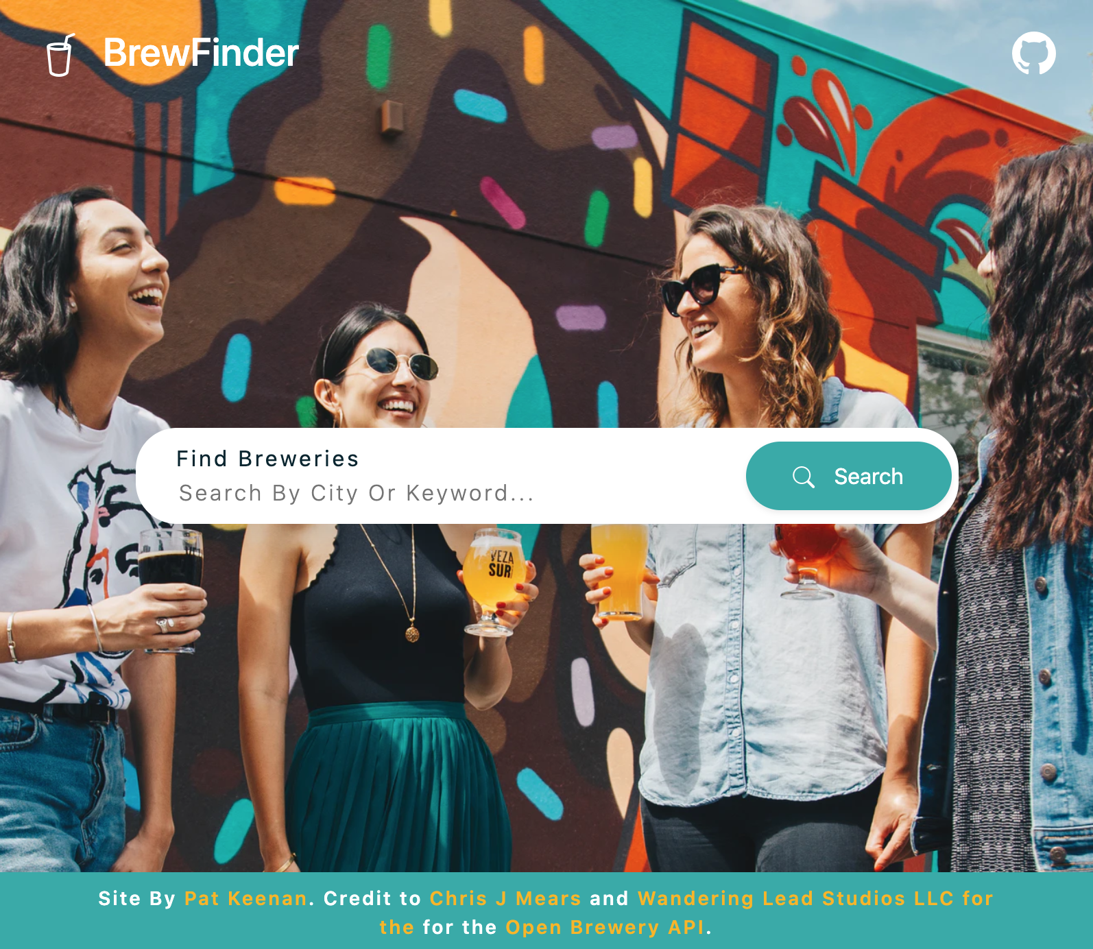 Patrick Keenan Beer Finder Website